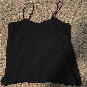 Pink Lily Black Fitted Sleeveless Camisole